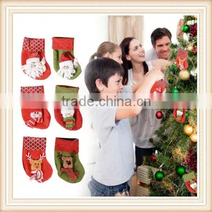 12pcs Christmas Stockings Ornament Hangeing Socks Xmas Tree Decoration Gift Bags thumbnail-5