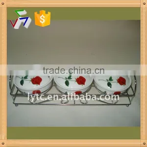 Ceramic Seasoning Jar With Metal Stand thumbnail-1