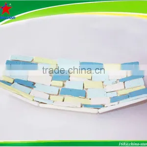 Decorative Colorful Chip Wooden Plate thumbnail-1