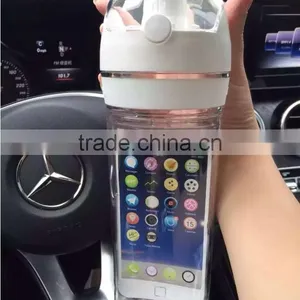 Tritan Sports Bottle for Iphone With Water Storage Bottle Joyshaker thumbnail-3
