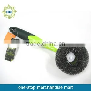 Plastic Handle Pot Brush thumbnail-5