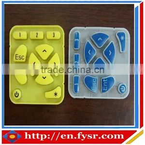 High Quality Membrane Silicone Rubber Press Keypad With Carbon Pills thumbnail-2