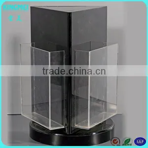 2015 Hot Sale Rotating 3 Side Acrylic Brochure Holders and Displayers thumbnail-1