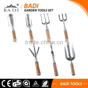 2016 New Wood Handle Stainless Steel Garden Tools Set With Scale on the Shovel thumbnail-1