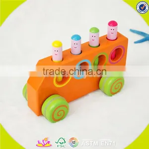 Wholesale Baby Wooden Truck Toy Car Fashion Kids Wooden Truck Toy Car Popular Children Wooden Truck Toy Car W04A147 thumbnail-2
