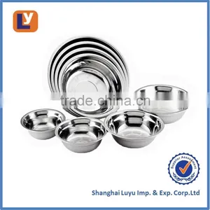 Hot Sale Round Stainless Steel Dinner Soup Plate thumbnail-2