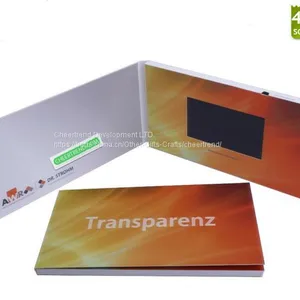 2017 Hot Product Customized Printing 4.3 Inch 7 Inch Lcd Video Brochure Lcd Video Greeting Card thumbnail-1