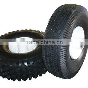 10inch Pneumatic Wheel 4.10/3.50-4 for Hand Truck thumbnail-1