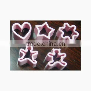 BC-7690 5-piece Plastic Mini Cookie Cutters / Cookie Tools thumbnail-1