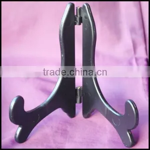 Wholesale Classic Display Stand : Medium Black & Clear Plastic: Plate, Photo, Print, Card thumbnail-2