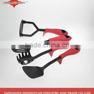 100% Food Grade Kitchen Utensil,nylon Kitchen Tool With Red Heart Shaped Handle thumbnail-2