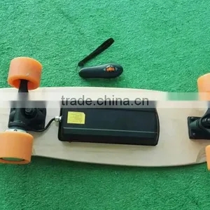 Wholesale Lithium Battery 4 Wheel Maple Sport Electric Skateboard 1200W Brushless Motorized Skateboard/Blue Teeth thumbnail-3
