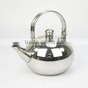 1.2L Stainless Steel Non-electric Whistling Tea Kettle thumbnail-1