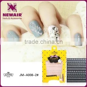 New Air Hot Sale Metallic 3D Nail Sticker thumbnail-1