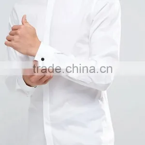 Latest Design Long Sleeve Wing Collar Mens Pre-Shrunk 97% Cotton 3% Elastane Lightweight Slim Fit Casual Shirts thumbnail-3