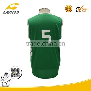 Classic Style 100% Polyester Top Style Basketball Jersey thumbnail-2