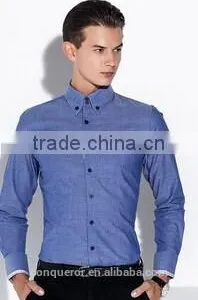 Men's Cotton Shirt Slim Fit Shirt HOT! MSRT0046 thumbnail-1