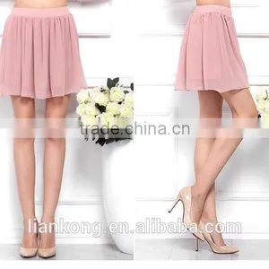 2015 Latest Hot Sell Fashion Popular Girls Chiffon Mature Women Short Skirt thumbnail-3