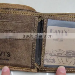 Fashion China Supplier Men Genuine Leather Button Stylish Wallet thumbnail-4
