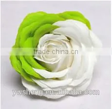 Wholesale Colorful Big Rose Flower Two - Tone Rose Diy Artificial Soap Flower thumbnail-3