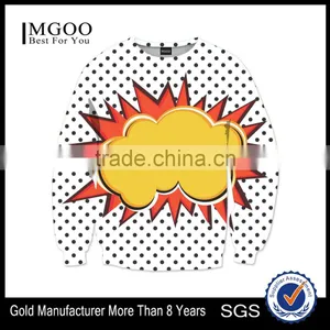 MGOO New Design Christmas Sweatshirt For Men Snow Season Clothing Sublimation Print Crew Neck Sweatshirt thumbnail-4