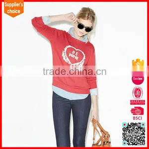 Hot Fashion Long Sleeve Custom Lady Sweater Free Knitting Patterns Intarsia thumbnail-4