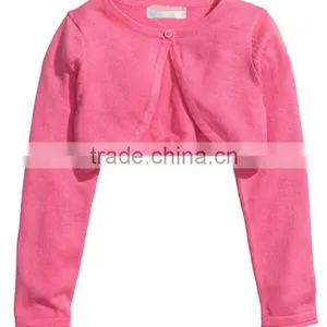 Girl's Lovely Fine Knitted Bolero Long Sleeve Cardigan Sweater thumbnail-1