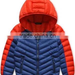 Children and Baby Winter Clothes/custom Quality Kids Winter Blank Varsity Duck or Goose Down Feather Jackets/kids Snow Jackets thumbnail-2