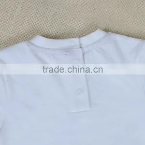 Plain White Design Baby Boy Tops Baby Cute T-shirts thumbnail-5