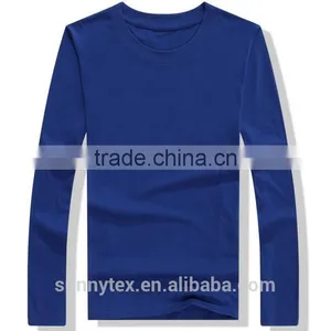 2017 New Design Custom Hot Basic Long Sleeve T-shirt Manufacture thumbnail-3
