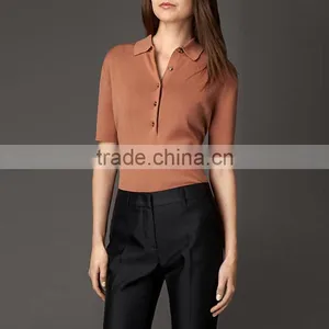 Fancy Custom Ladies Tops Latest Design ,women Shirt Ladies Wool Blouses thumbnail-2