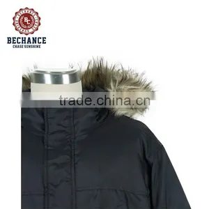 M1118 Faux Fur Hooded Mountain Mens Parka thumbnail-4