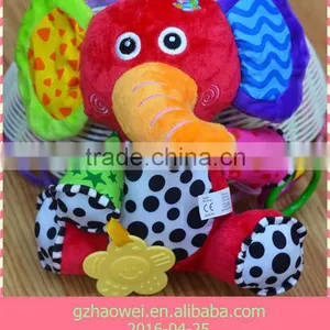 Cute Elepanht Pessing Musical Plush Toys Baby Educational Stuffed & Plush Toy Baby Gift thumbnail-1