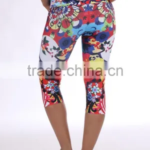 Cheap Womens Printed Leggings Best Yoga Pants for Women thumbnail-4