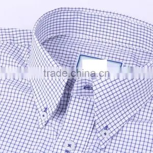 2017 Men's Long Sleeve Checked Casual Shirt Wholesale thumbnail-4