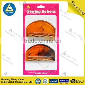 2pcs Pack Plastic Handle Fuzz Removing Usage Metal Brush Type Cashmere Eomb For Wool Cloth thumbnail-1