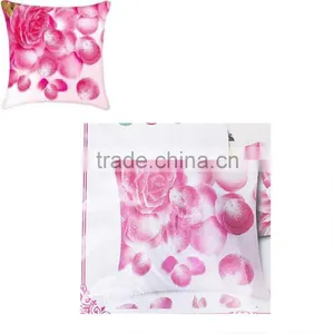 Wholesale Flower Pattern Square Throw Pillow Chinese Cotton Cross Stitch thumbnail-1