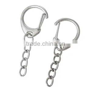 Custom Silver Tone Lobster Clasps For Key Rings Chain thumbnail-3