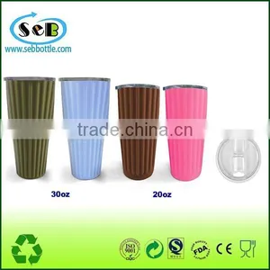 New Design High Quality Silicone Coffee Tumbler Mug With Leak Proof Lid thumbnail-3