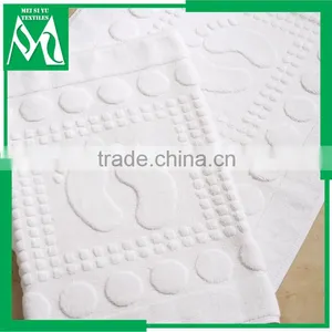 Foot Shape Bath Mat Jacquard Cotton Funny Bath Mat thumbnail-1