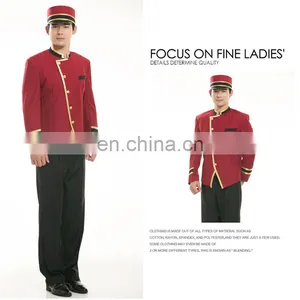 Winter Custom Men's Hotel Doorman Reception Uniform Manufacturer thumbnail-3