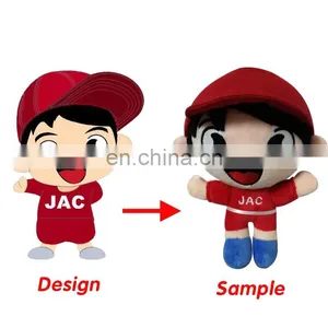 Wholesale Custom Soft Plush Stuffed Figure Toys Doll thumbnail-1