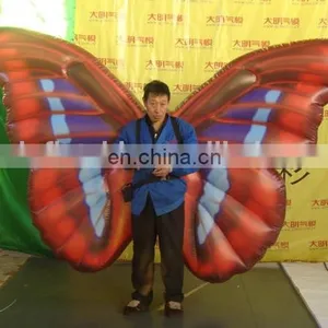 New Style Customized Printed Funny Inflatable Wings Costume of Butterfly thumbnail-2