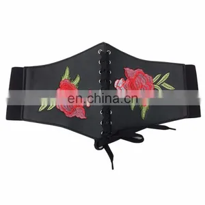 Cut Out PU Trim Waist Cincher Belt Pu Waist Belt thumbnail-2