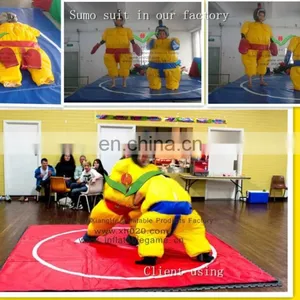 New Arrived Clown Figure PVC Tarpaulin Not Inflatable Family Sumo Suit thumbnail-6