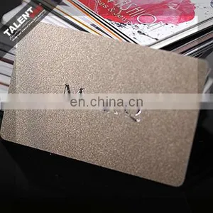 Custom Stamping Laser Gold VIP Business Hard Plastic Card thumbnail-3