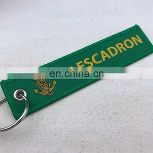 Woven Key Chain Crew Luggage Tags Remove for Flight thumbnail-3