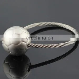 Custom Logo Rotatable Football Metal Kechain for Football Sports Gift thumbnail-6