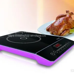 Electrical Cooker Electrical Hot Plate Chinese Red and Rose Pink No Electromagnetic Radiation,fit to Any Pan thumbnail-1