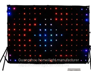 Led Vison Cloth P18cm RGB Video Curtain Backdrop thumbnail-1